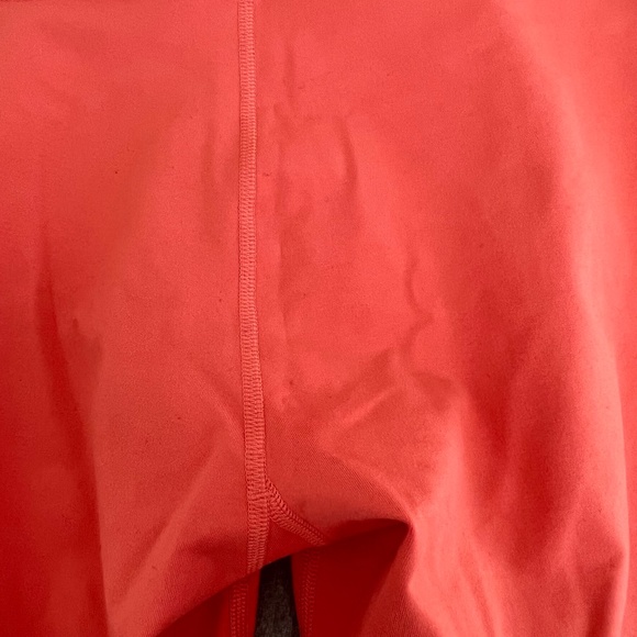 Fabletics Cropped Coral Leggings No Tag / Measures Size Small Hidden Pocket - Picture 8 of 14